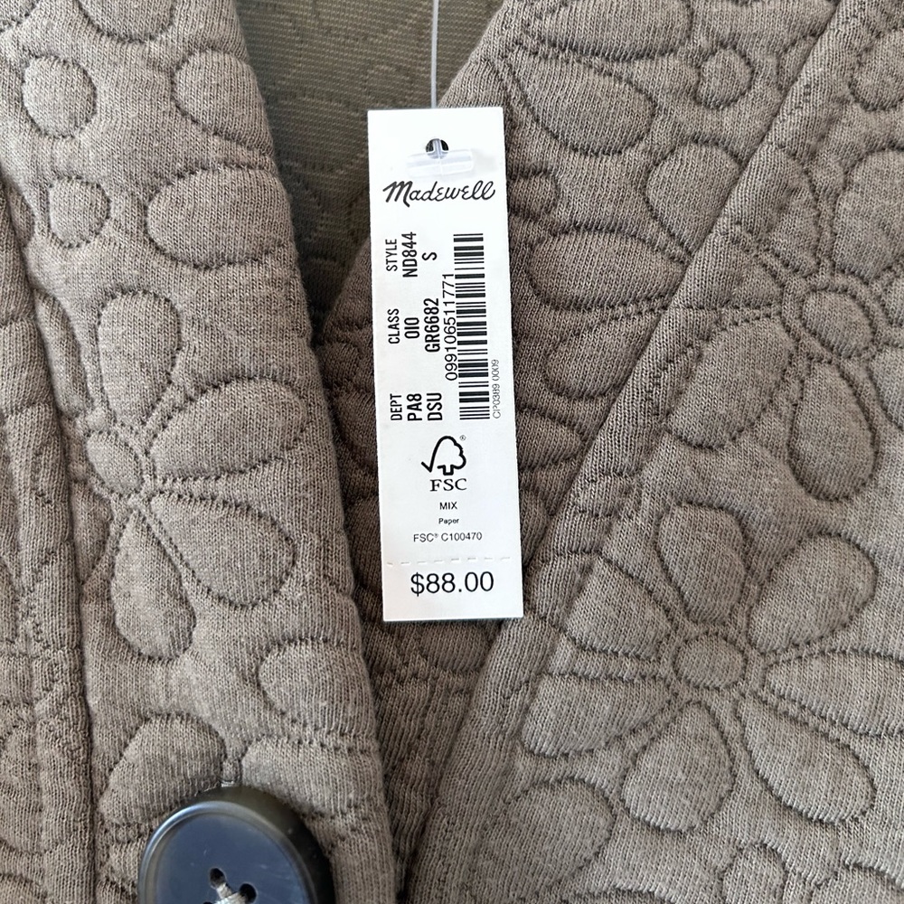 Madewell Floral Quilted Cardigan - Picture 3 of 4